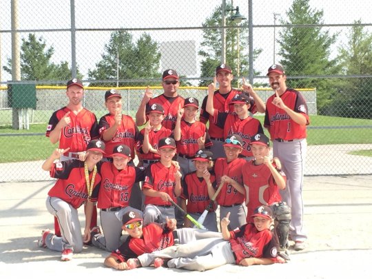 Cardinals champs in pee-wee division
